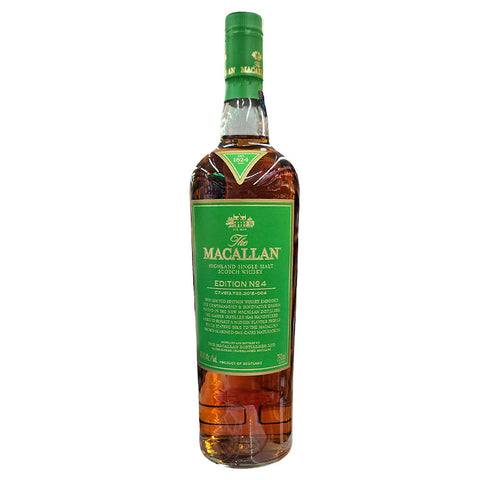 The Macallan Edition No.4 Limited Edition Highland Single Malt Scotch Whiskey - 750ml