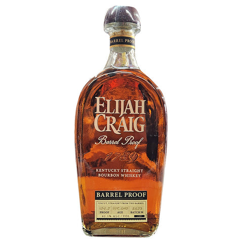 Elijah Craig 12 Year Barrel Proof Straight Bourbon Whiskey B523- 750ml