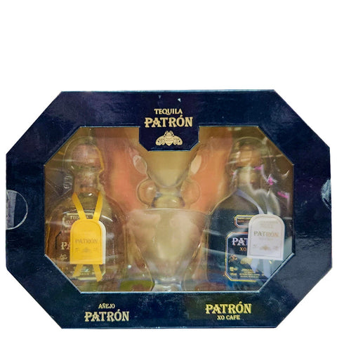 Patron Xo Cafe & Anejo Tequila Glass Gift Set - 375ml