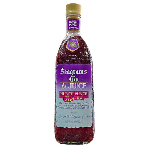 Seagram's Gin & Juice Hunch Punch Ginseng Gin - 750ml