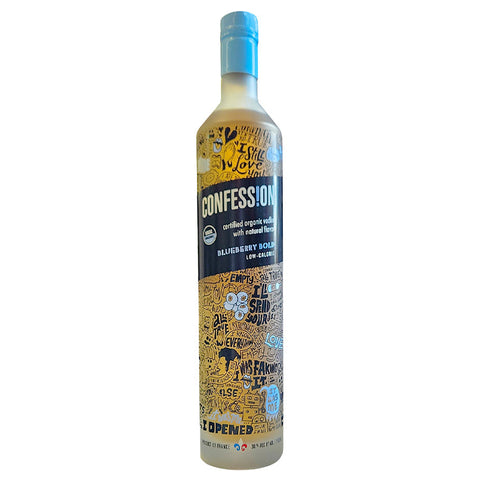 Confession Blueberry Bold Organic French Vodka - 750ml