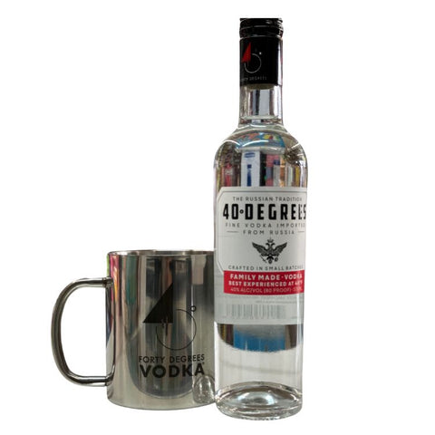 Forty Degree's Vodka - 375ml