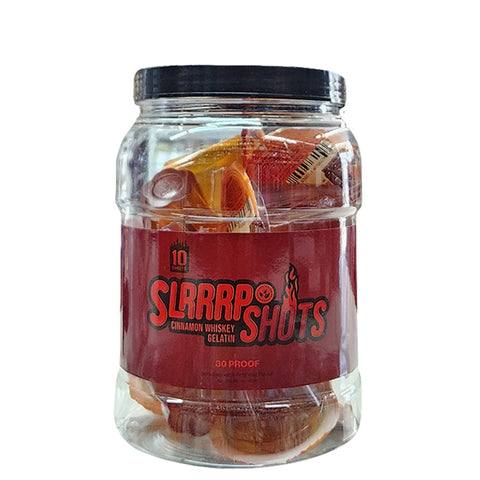 Slrrrp Cinnamon Whiskey Jello Shots - 10 Shots