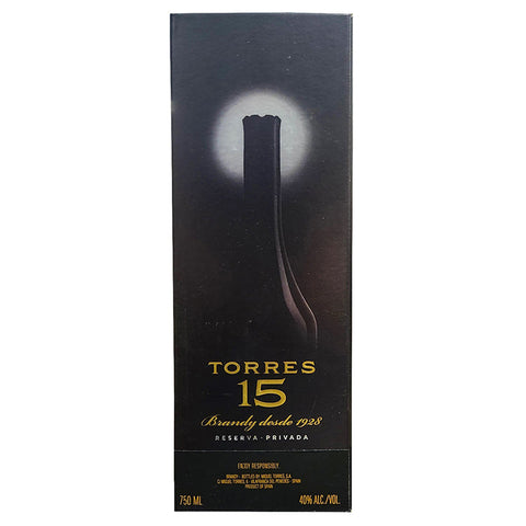 Torres Brandy 15 Solera Reserva Privada Brandy - 750ml