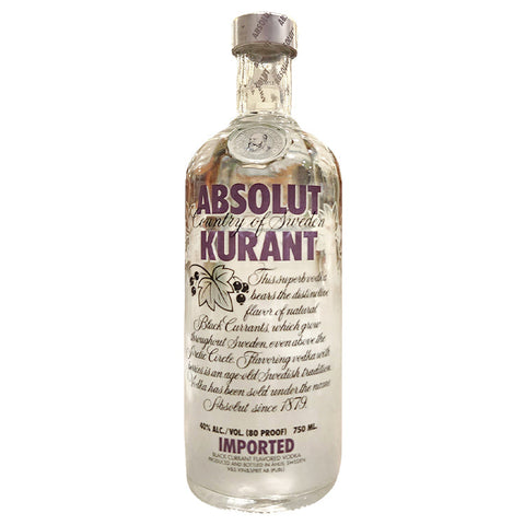Absolut Kurant Vodka - 750ml