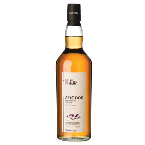 Ancnoc Single Malt 18 Year Scotch Whiskey - 750ml