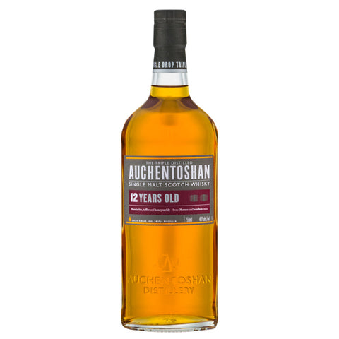 Auchentoshan 12 Year Single Malt Scotch Whiskey - 750ml