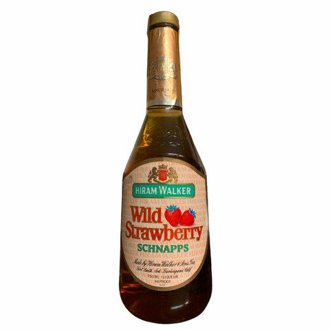 Hiram Walker Wild Strawberry Schnapps - 750ml