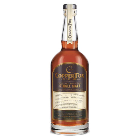 Copper Fox Original Single Malt Whiskey - 750ml