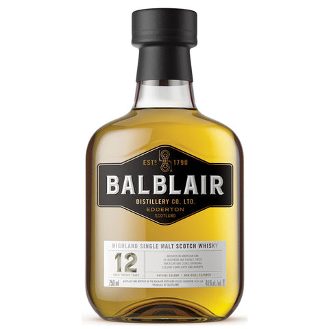 Balblair Single Malt 12 Year Scotch Whiskey - 750ml