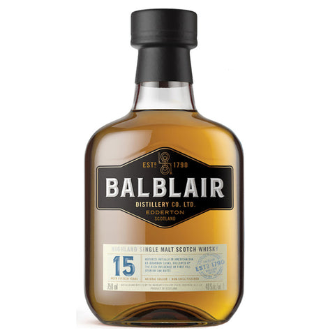Balblair Single Malt 15 Year Scotch Whiskey - 750ml