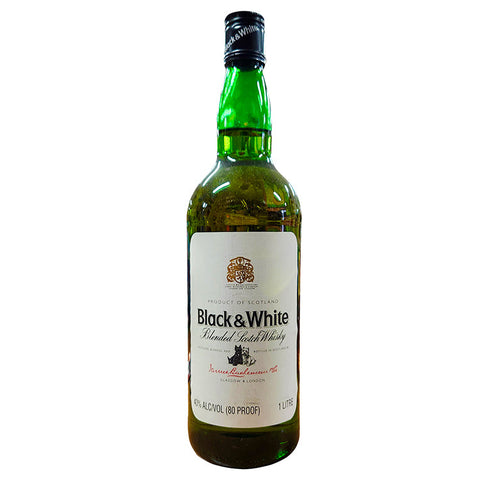 Black & White Blended Scotch Whiskey - 750ml