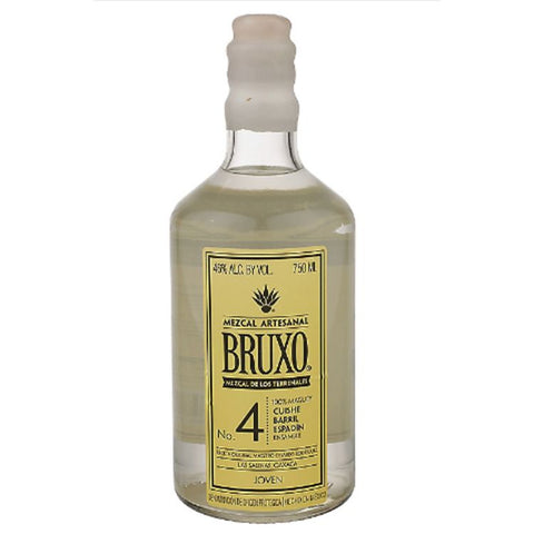 Bruxo Mezcal Artesanal Joven No. 4 Cuishe Barril Espadin - 750ml