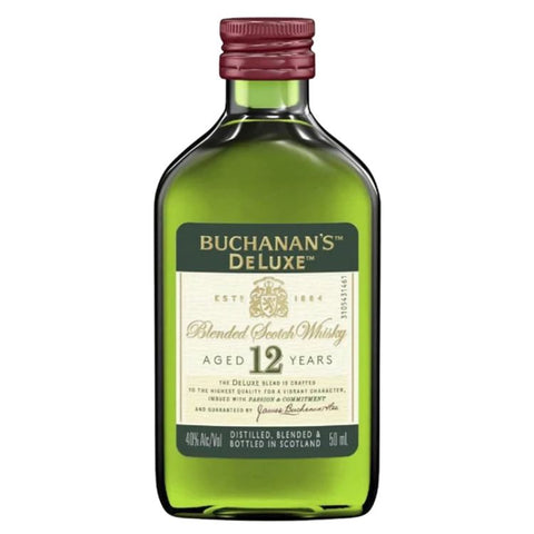 Buchanan's Deluxe Blended 12 Year Scotch Whisky - 50ml Mini Shot