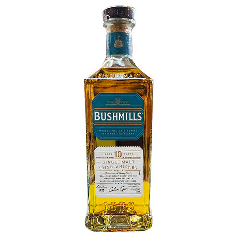 Bushmills Single Malt 10 Year Irish Whiskey - 750ml