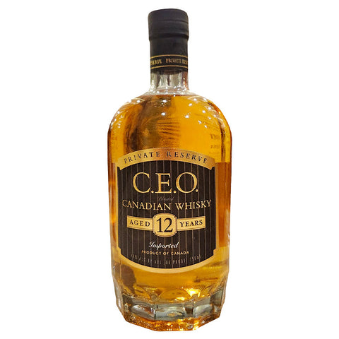 C.E.O 12 Year Canadian Whiskey -750ml