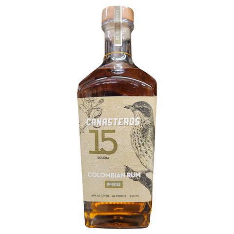 Canasteros 15 Solera Colombian Rum - 750ml