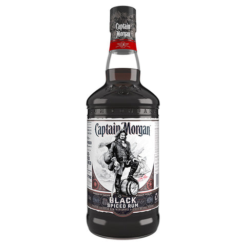 Captain Morgan Black Spiced Rum - 1 liter