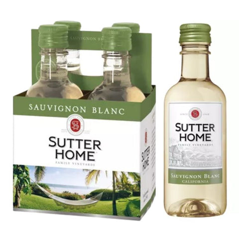 Sutter Home Sauvignon Blanc - 187ml x 4