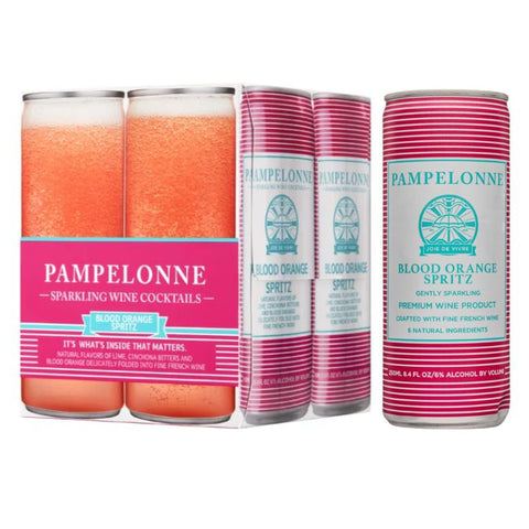 Pampelonne Blood Orange Sparkling - 250ml x 4