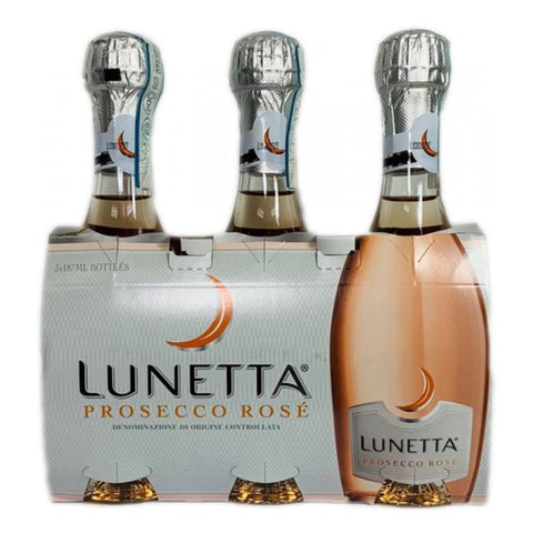 Lunetta Prosecco Rose - 187ml x 3