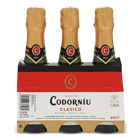 Codorniu Cava Brut - 187ml x 3