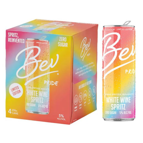 Bev Pride Sparkling White - 250ml x 4