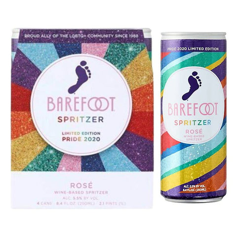 Barefoot Cellars Pride Rose Spritzer - 250ml x 4