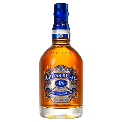 Chivas Regal 18 Year Old Gold Signature Blended Scotch - 750ml