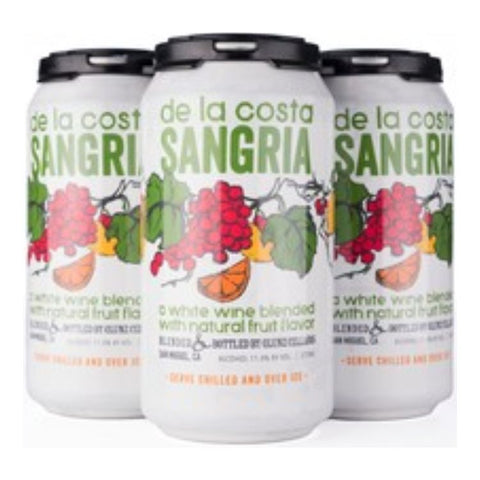 De La Costa White Sangria - 355ml x 4