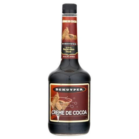 DeKuyper Creme de Cocoa Dark Liqueur - 750ml