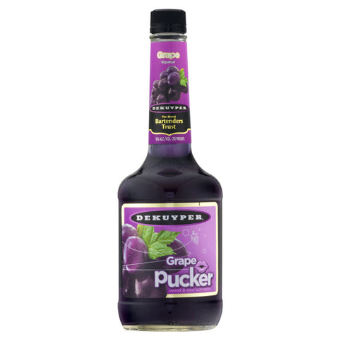 DeKuyper Pucker Grape Schnapps -1L