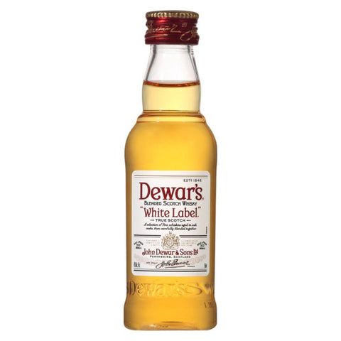 Dewar's White Label Scotch Whiskey - 50ml Mini Shot