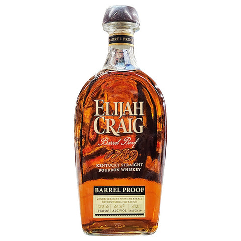 Elijah Craig 12 Year Barrel Proof A- 121 Straight Bourbon Whiskey - 750ml
