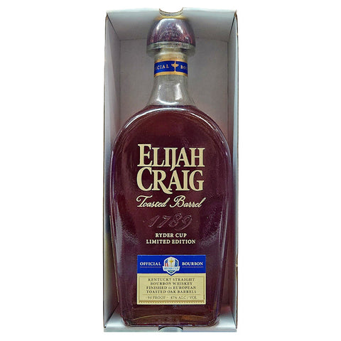 Elijah Craig Toasted Barrel Limited Edition Ryder Cup 1789 Bourbon Whiskey - 750ml