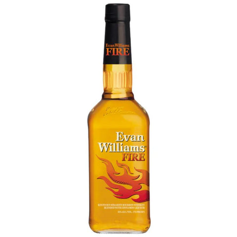Evan Williams Cinnamon Whiskey Liqueur Fire 65 - 750ml