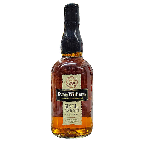 Evan Williams 2009 Single Barrel Vintage Straight Bourbon Whiskey - 750ml