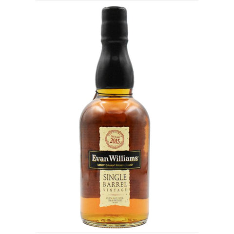 Evan Williams 2015 Single Barrel Vintage Straight Bourbon Whiskey - 750ml