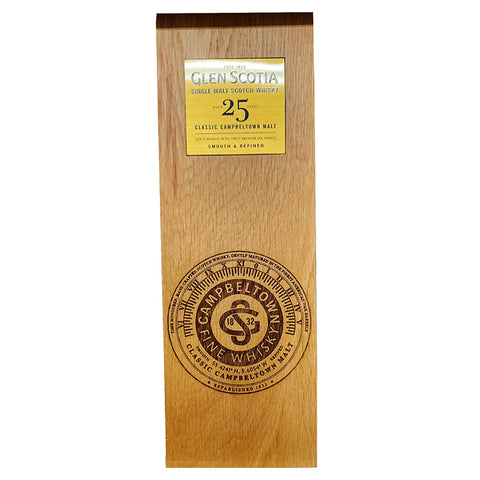 Glen Scotia 25 Year Classic Campbeltown Single Malt Scotch Whiskey - 750ml