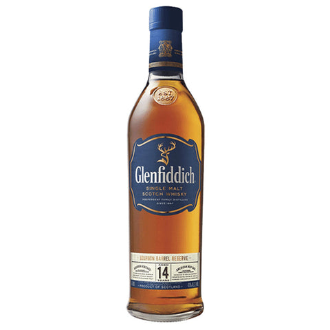 Glenfiddich Bourbon Barrel Reserve 14 Year Scotch Whiskey - 750ml