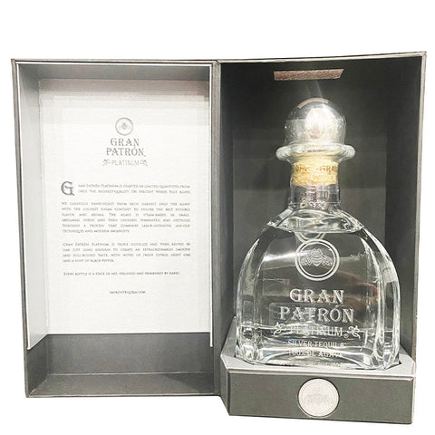 Patron Gran Platinum Tequila - 750ml