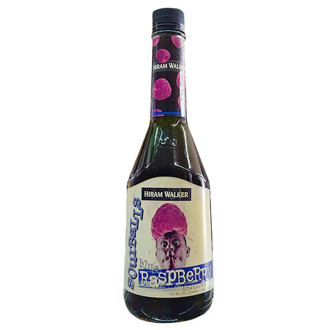 Hiram Walker Blue Raspberry Sourballs Liqueur - 750ml