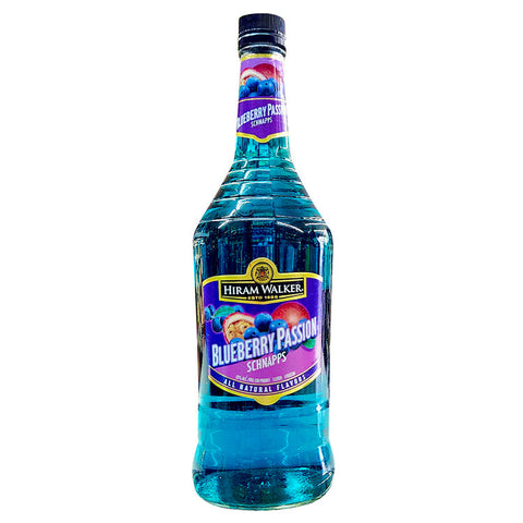 Hiram Walker Blueberry Passion Schanpps - 1L