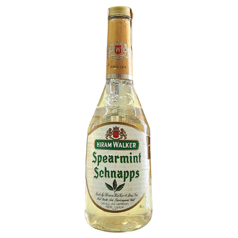 Hiram Walker Spearmint Schnapps -750ml