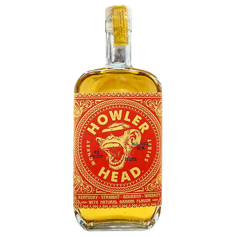 Howler Head Banana Infused Straight Bourbon Whiskey - 750ml