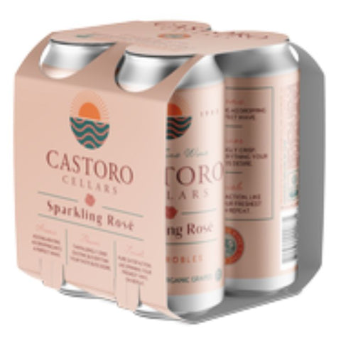 Castoro Cellars Sparkling Rose - 250ml x 8
