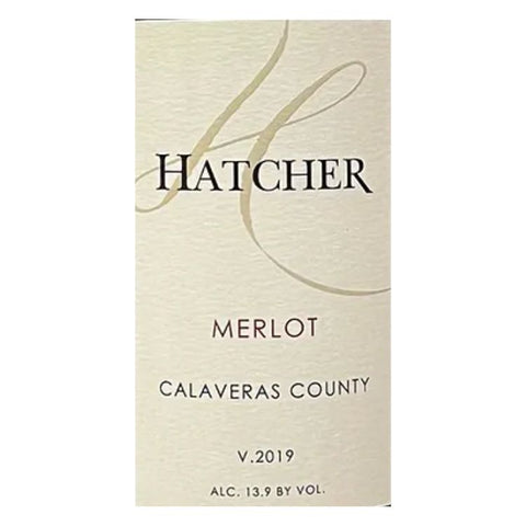 Hatcher 2019 Merlot - 750ml
