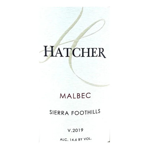 Hatcher 2019 Malbec - 750ml