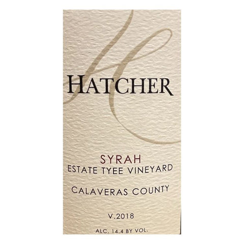Hatcher 2018 Syrah - 750ml
