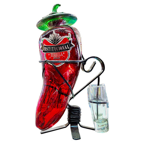 Institucional Techila Red Chili Pepper Gold Tequila - 750ml